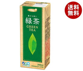 エルビー 緑茶 200ml紙パック×30本入×(2ケース)｜ 送料無料 緑茶 お茶 紙パック 国産 ビタミンC カロリーゼロ ゼロカロリー