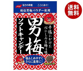 ノーベル製菓 男梅ソフトキャンデー 35g×6袋入｜ 送料無料 お菓子 ソフトキャンディ 濃厚梅干し味