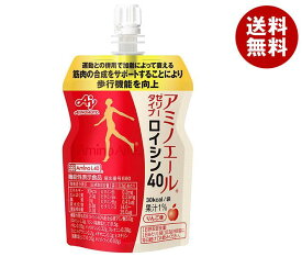 味の素 アミノエールゼリー ロイシン40【機能性表示食品】 103gパウチ×30本入｜ 送料無料 ゼリー飲料 スポーツ りんご