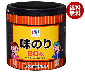 ニコニコのり 味付のり卓上 10切80枚(板のり8枚)×15個入｜ 送料無料 一般食品 海苔 のり 乾物