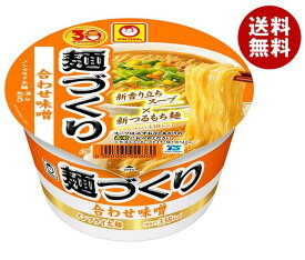 東洋水産 マルちゃん 麺づくり 合わせ味噌 104g×12個入｜ 送料無料 インスタント カップ麺 味噌ラーメン みそラーメン