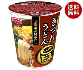 エースコック まる旨 きつねうどん 59g×12個入｜ 送料無料 カップ麺 インスタント食品 即席 うどん