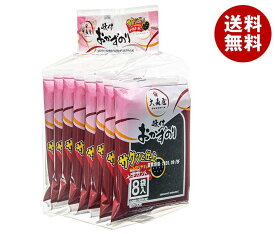 大森屋 おかずのり 8切6枚8袋×12袋入｜ 送料無料 一般食品 乾物 海苔 味付のり サクッと仕上