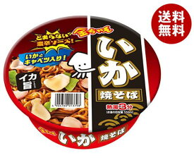 徳島製粉 金ちゃん いか焼そば 129g×12個入｜ 送料無料 インスタント 即席 カップ麺 焼きそば イカ