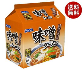 大黒食品工業 AKAGI(アカギ) 味噌ラーメン 5食パック×6袋入｜ 送料無料 インスタントめん 袋麺 みそラーメン