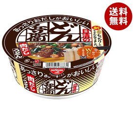 日清食品 日清のあっさりおだしがおいしいどん兵衛 肉だしうどん 72g×12個入｜ 送料無料 インスタント 即席 うどん