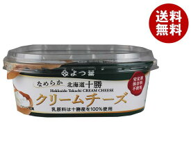 【送料無料・メーカー/問屋直送品・代引不可】【チルド(冷蔵)商品】よつ葉乳業 よつ葉 北海道十勝 なめらかクリームチーズ 100g×6個入×(2ケース)｜ チーズ 乳製品 北海道 よつ葉