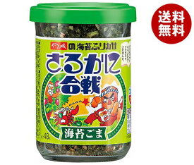 やま磯 さるかに合戦 48g瓶×10(5×2)個入｜ 送料無料 海苔ごま 調味料 ふりかけ のり 海苔 胡麻