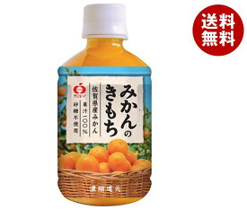 JAビバレッジ佐賀 みかんのきもち 280mlペットボトル×24本入｜ 送料無料 果汁 みかん オレンジジュース 100% ペットボトル