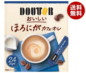 ドトールコーヒー おいしい ほろにがカフェオレ (7g×24P)×24箱入｜ 送料無料 カフェオレ コーヒー類 スティックコーヒー