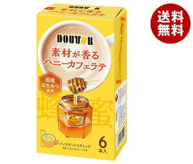 ドトールコーヒー 素材が香るハニーカフェラテ (14g×6P)×36個入｜ 送料無料 嗜好品 コーヒー類 スティックコーヒー