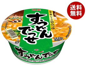 明星食品 すうどんでっせ 67g×12個入｜ 送料無料 カップ麺 うどん かけうどん