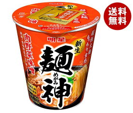 明星食品 麺神カップ 肉野菜味噌 100g×12個入｜ 送料無料 インスタント 即席 ラーメン 味噌 味噌ラーメン