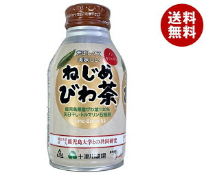 十津川農場 ねじめびわ茶 290mlボトル缶×24本入×(2ケース)| 送料無料 健康茶 びわ茶 ノンカフェイン