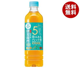 サントリー 伊右衛門(いえもん) 澄みきるブレンド茶【手売り用】 600mlペットボトル×24本入｜ 送料無料 お茶飲料 緑茶 PET ブレンド茶