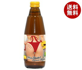 博水社 ハイサワー フリーレモンビア 350ml瓶×12本入×(2ケース)｜ 送料無料 炭酸飲料 割り材 瓶 ワンウェイ瓶 レモン