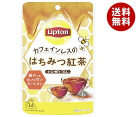 リプトン カフェインレスのはちみつ紅茶 14P×6個入×(2ケース)｜ 送料無料 インスタント ティーバッグ 紅茶 ノンカフェイン