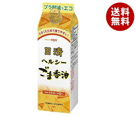 日清オイリオ 日清 ヘルシーごま香油 450g紙パック×6本入×(2ケース)｜ 送料無料 なたね油 調味料 食用油 コレステロール0