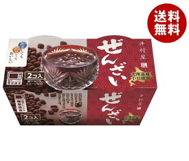 井村屋 和風2連パック ぜんざい 105g×2×12個入｜ 送料無料 一般食品 和菓子 お菓子 ぜんざい