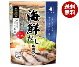 にんべん 海鮮だし 塩鍋つゆ 750gパウチ×12袋入×(2ケース)｜ 送料無料 つゆ だし 調味料 鍋スープ 海鮮 塩