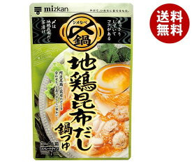 ミツカン 〆まで美味しい 地鶏昆布だし鍋つゆ ストレート 750g×12袋入｜ 送料無料 一般食品 調味料 鍋スープ