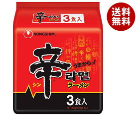 農心ジャパン 辛ラーメン 3食パック×12袋入｜ 送料無料 インスタント食品 即席 袋めん