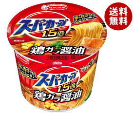 エースコック スーパーカップ1.5倍 しょうゆラーメン 109g×12個入｜ 送料無料 インスタント食品 即席 カップめん ?油ラーメン