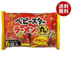 おやつカンパニー ベビースターラーメン丸 チキン味6袋入 132g(22g×6)×15袋入｜ 送料無料 お菓子 スナック菓子 べびーすたー 個包装 6P