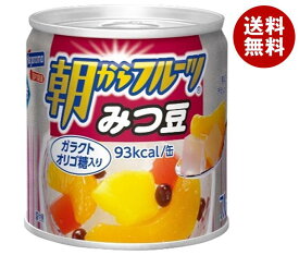 はごろもフーズ 朝からフルーツ みつ豆 190g缶×24個入｜ 送料無料 缶詰 フルーツ 果物 蜜豆