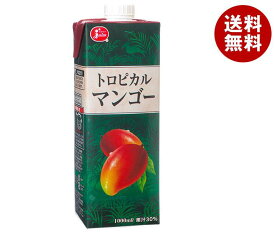 ジューシー トロピカルマンゴー 1L紙パック×12(6×2)本入｜ 送料無料 果実飲料 果汁 アップルマンゴー