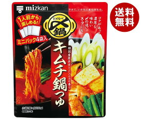 ミツカン 〆まで美味しい キムチ鍋つゆ ミニパック 36g×4個×10袋入｜ 送料無料 調味料 鍋つゆ 素 鍋スープ 濃縮