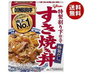 江崎グリコ DONBURI亭 すき焼き丼 170g×10個入｜ 送料無料 丼 レトルト パウチ すき焼き