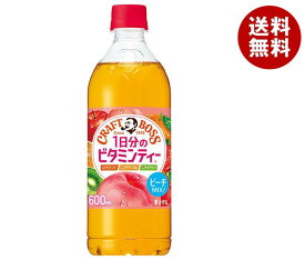 サントリー クラフトボス ビタミンティー 600mlペットボトル×24本入｜ 送料無料 紅茶 フルーツ 果物 フルーツミックス