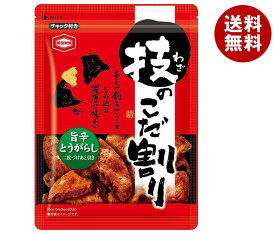 亀田製菓 技のこだ割り 旨辛とうがらし 110g×6袋入×(2ケース)｜ 送料無料 お菓子 おかき せんべい おつまみ 唐辛子