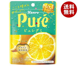 カンロ ピュレグミ レモン 56g×6袋入×(2ケース)｜ 送料無料 お菓子 ビタミンC コラーゲン Pure 袋