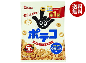 東ハト ポテコ うましお味 70g×12個入｜ 送料無料 お菓子 スナック菓子 塩味