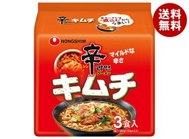 農心ジャパン 辛ラーメン キムチ 3食パック×12袋入｜ 送料無料 インスタントラーメン 辛口 キムチ