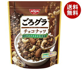 日清シスコ ごろグラ チョコナッツ 320g×6袋入｜ 送料無料 一般食品 健康食品 シリアル 袋