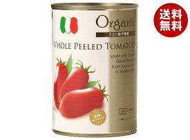 創健社 有機ホールトマト缶 400g缶×24個入｜ 送料無料 一般食品 トマト 缶詰 トマト缶