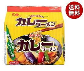 イトメン カレーラーメン 5食パック×6袋入｜ 送料無料 インスタント食品 インスタント麺 袋麺 即席 カレーラーメン