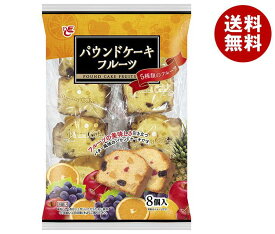 エースベーカリー パウンドケーキフルーツ 8個×8袋入｜ 送料無料 お菓子 おやつ バームクーヘン