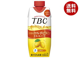 森永乳業 TBC 1日分のマルチビタミン レモン 330ml紙パック×12本入×(2ケース)｜ 送料無料 レモン ビタミン 低カロリー