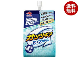 味の素 アミノバイタルゼリードリンク ガッツギア サイダー味 250gパウチ×24個入｜ 送料無料 ゼリー飲料 スポーツ サイダー