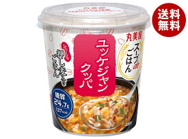 丸美屋 スープdeごはん ユッケジャンクッパ 69.8g×6個入×(2ケース)｜ 送料無料 インスタント ご飯 スープ ごはん