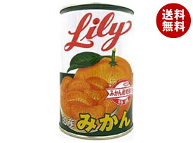 リリーコーポレーション Lily リリーのみかん4号缶 425g×12個入｜ 送料無料 缶詰 みかん オレンジ クエン酸 Lily 菓子材料