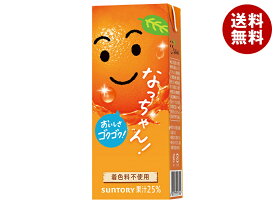サントリー なっちゃん オレンジ 250ml紙パック×24本入×(2ケース)｜ 送料無料 オレンジ オレンジジュース
