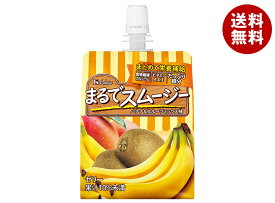 ハウスウェルネス まるでスムージー バナナ&フルーツミックス味 150gパウチ×24本入｜ 送料無料 ゼリー飲料 ばなな スムージー ミックスジュース