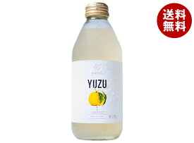 KIMINO DRINKS ゆずスパークリングジュース 250ml瓶×24本入｜ 送料無料 スパークリング ジュース フルーツ 果物