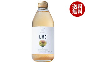 KIMINO DRINKS うめスパークリングジュース 250ml瓶×24本入×(2ケース)｜ 送料無料 スパークリング ジュース フルーツ 果物