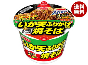 エースコック スーパーカップ 汁なし いか天ふりかけ焼そば 113g×12個入| 送料無料 インスタント麺 即席 焼そば カップ麺